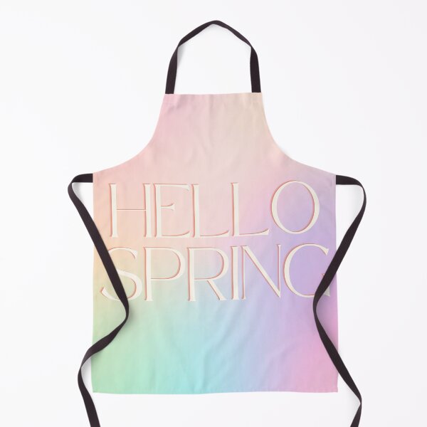 Item preview, Hello Spring – Pastel Gradient Seasonal Typography designed and sold by Saynix.