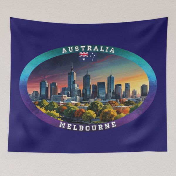 Item preview, Melbourne Australia Travel designed and sold by Thistle-TShop.