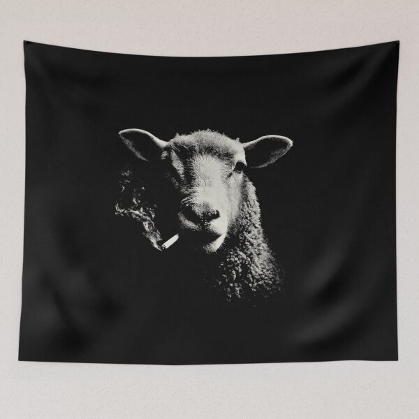 Item preview, Rebellious Sheep Smoking Cigarette Low Key designed and sold by k3rstman1.