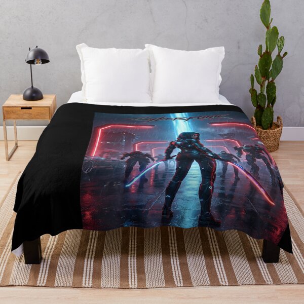 Item preview, Cyberpunk 2077 Warrior in Rainy City designed and sold by MASONa03.