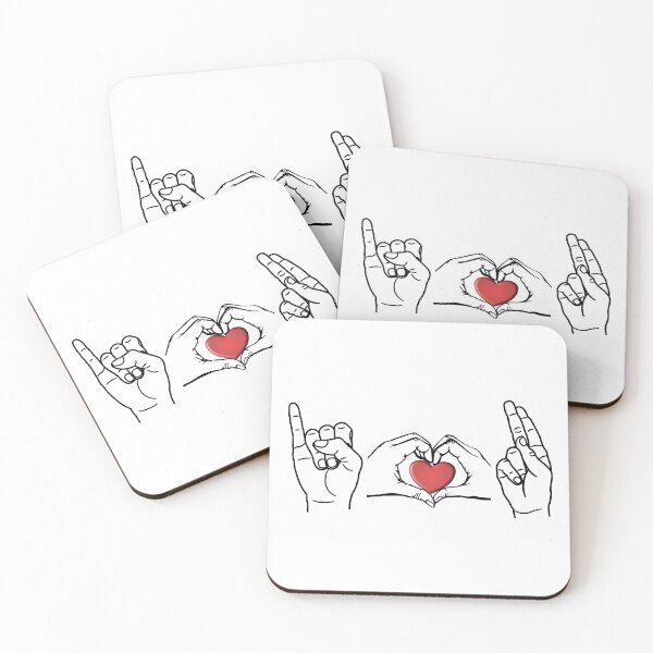 Item preview, ASL I Love U with Heart designed and sold by m2inspiration.