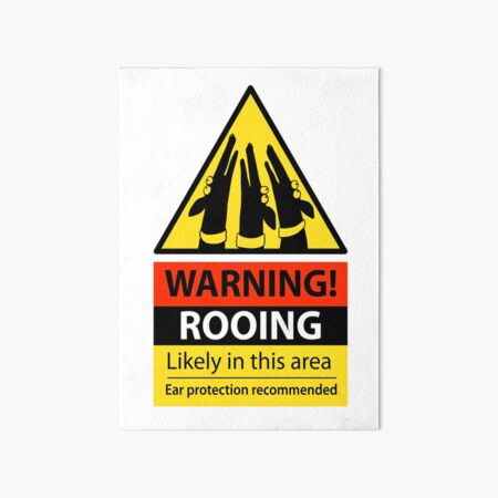 Aperçu de l'œuvre Signe de danger Rooing créée et vendue par RichSkipworth.