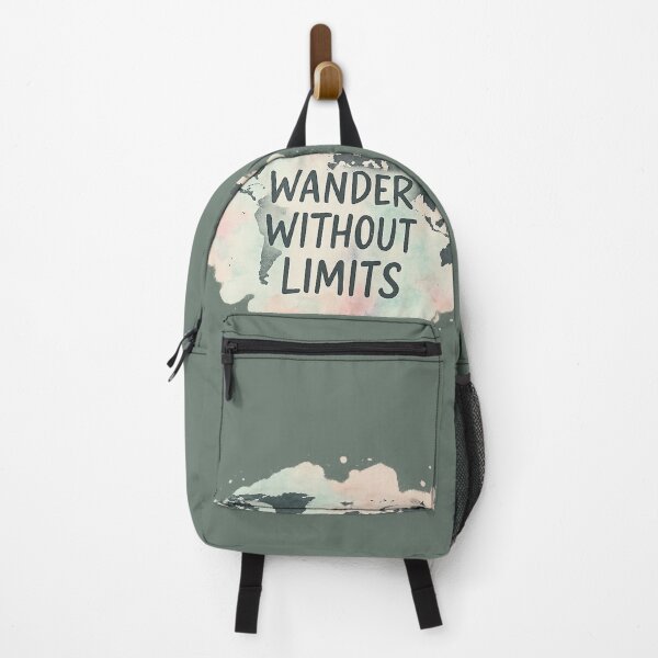 Item preview, Wander Without Limits – Pastel World Map Travel Design designed and sold by mbmstores.