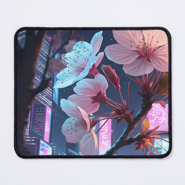 Item preview, Cyberpunk Cherry Blossoms and Jets designed and sold by MASONa03.
