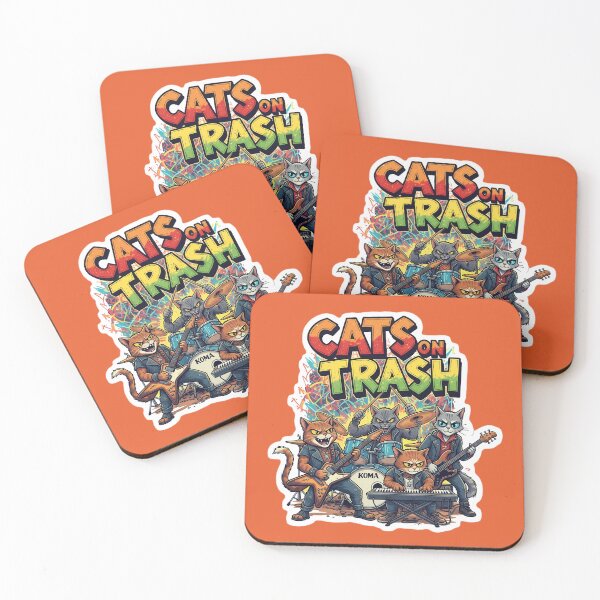 Item preview, Cats on Trash designed and sold by Ambroa Stuff.