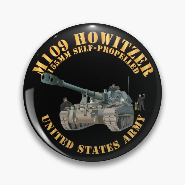 Item preview, Army - M109 155MM SP- 16 FA w Crew X 300 designed and sold by Military Insignia Products.