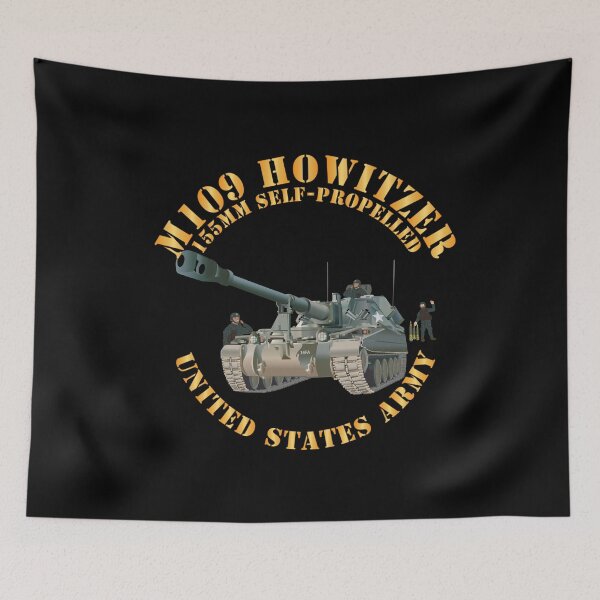 Item preview, Army - M109 155MM SP- 16 FA w Crew X 300 designed and sold by Military Insignia Products.