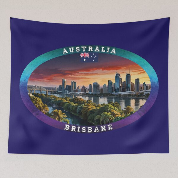Item preview, Brisbane Australia Travel designed and sold by Thistle-TShop.