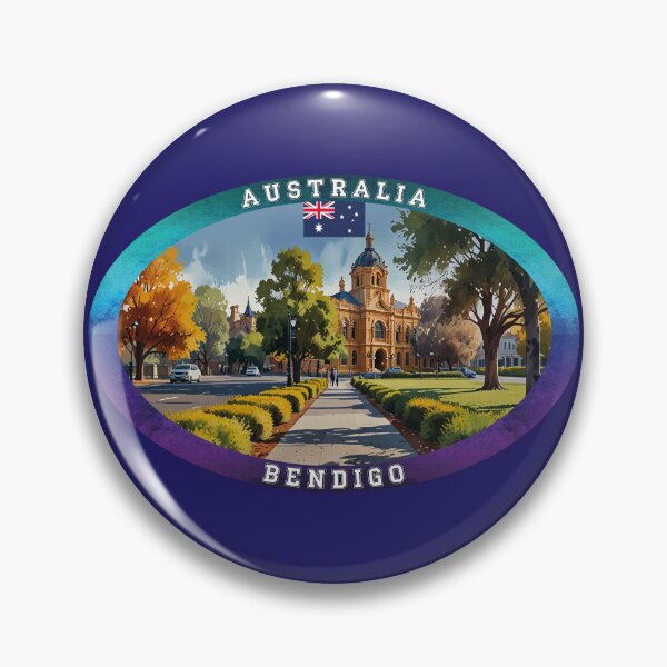 Item preview, Bendigo Australia Travel designed and sold by Thistle-TShop.