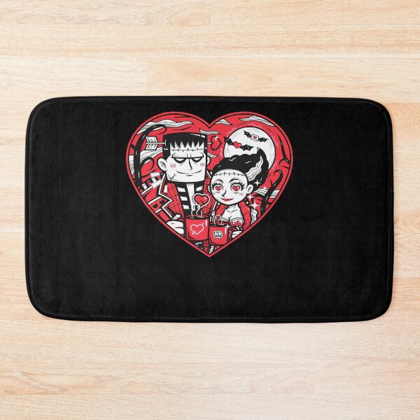 Item preview, Franken-Love Frankenstein’s monster and Bride of Frankenstein Valentine’s Day designed and sold by hargisnamocho.