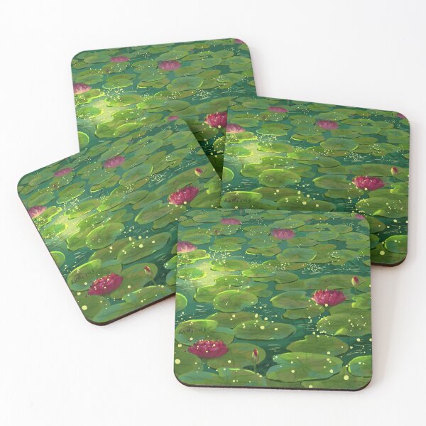 Item preview, A Glow in the Water Lily Pond designed and sold by rnmarts.