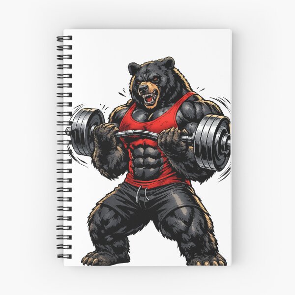 Item preview, Built Different: The Gym Beast in Comic Form designed and sold by RolMerch.