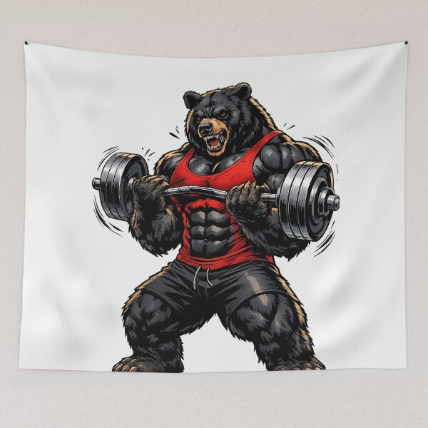 Item preview, Built Different: The Gym Beast in Comic Form designed and sold by RolMerch.
