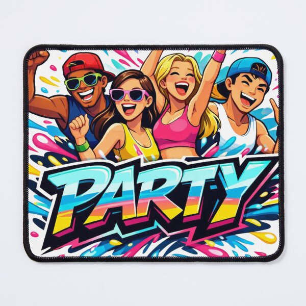 Item preview, Vibrant Party Celebration Colorful People Art designed and sold by LegatoDesigne.