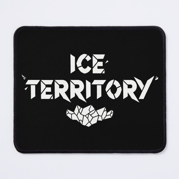Item preview, Ice Territory – Bold Cracked Typography Graphic Design designed and sold by Ramkumar2025.