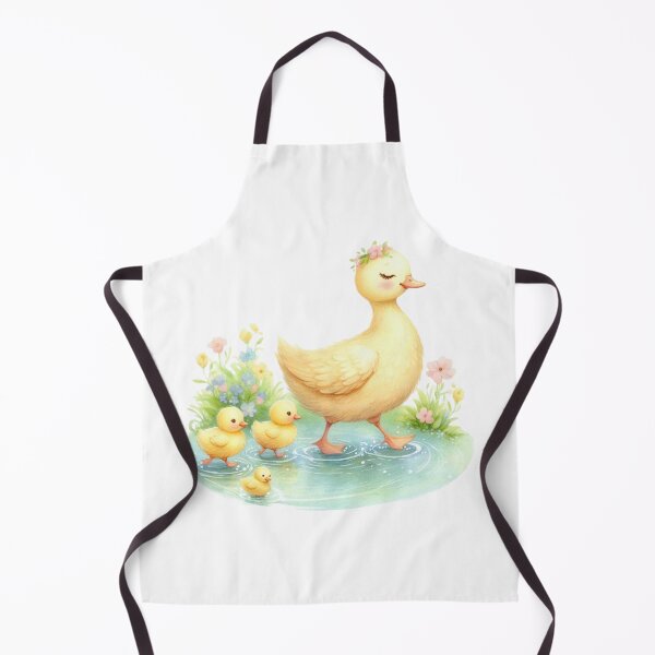 Item preview, Adorable Mother Duck and Ducklings Watercolor designed and sold by KrisGraphic45.