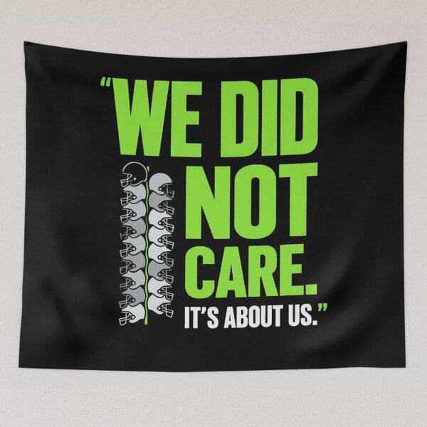 Item preview, We Did Not Care It's About Us Seattle-Seahawks  designed and sold by Esraa-Ayman.