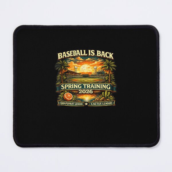 Item preview, Spring Training Baseball Is Back 2026 Retro Stadium Sunset designed and sold by najaks.