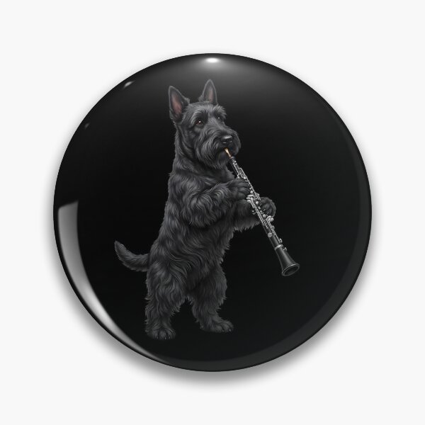 Item preview, Scottish Terrier Playing Oboe Player Oboist Dog Lover designed and sold by DoodleTortle.