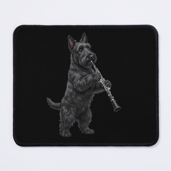Item preview, Scottish Terrier Playing Oboe Player Oboist Dog Lover designed and sold by DoodleTortle.