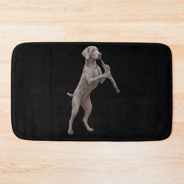 Item preview, Weimaraner Playing Oboe Player Oboist Dog Lover designed and sold by DoodleTortle.