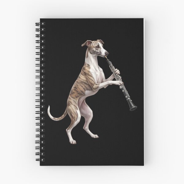 Item preview, Whippet Playing Oboe Player Oboist Dog Lover designed and sold by DoodleTortle.