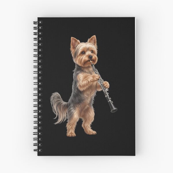 Item preview, Yorkshire Terrier Playing Oboe Player Oboist Dog Lover designed and sold by DoodleTortle.