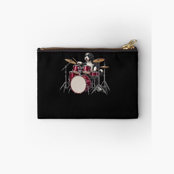 Item preview, Portuguese Water Dog Playing Drum Kit Drummer Dog Lover designed and sold by TerryConnells.