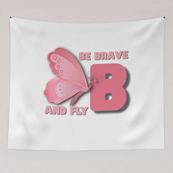 Item preview, B is for Butterfly - 3D Pink Butterfly Alphabet Series for Kids designed and sold by Templates&TotsPH.