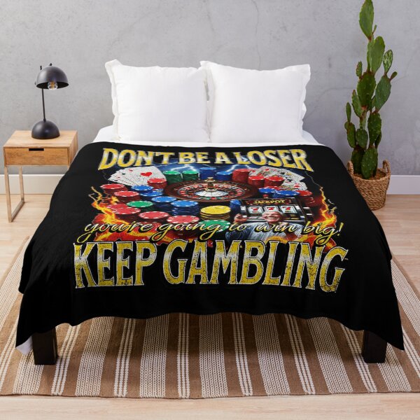 Item preview, Dont Be A Loser Funny Casino Humor  designed and sold by tadmercado.