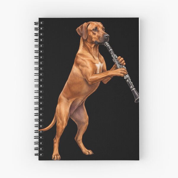 Item preview, Rhodesian Ridgeback Playing Clarinet Player Clarinetist Dog Lover designed and sold by TerryConnells.