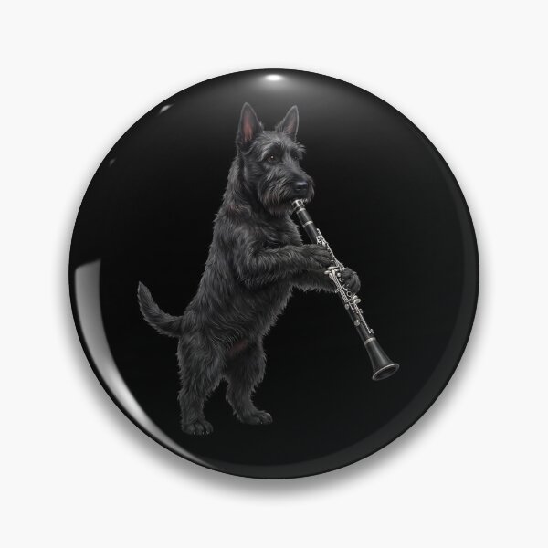 Item preview, Scottish Terrier Playing Clarinet Player Clarinetist Dog Lover designed and sold by TerryConnells.