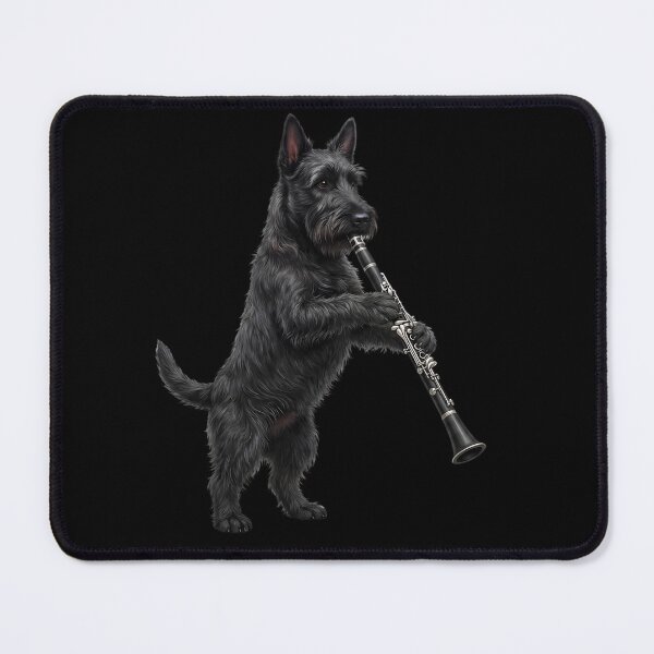 Item preview, Scottish Terrier Playing Clarinet Player Clarinetist Dog Lover designed and sold by TerryConnells.