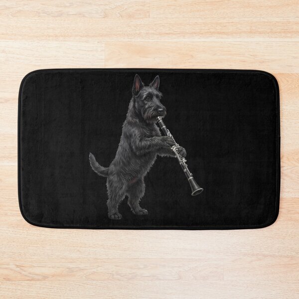 Item preview, Scottish Terrier Playing Clarinet Player Clarinetist Dog Lover designed and sold by TerryConnells.