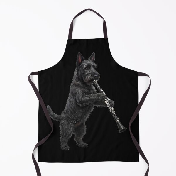 Item preview, Scottish Terrier Playing Clarinet Player Clarinetist Dog Lover designed and sold by TerryConnells.