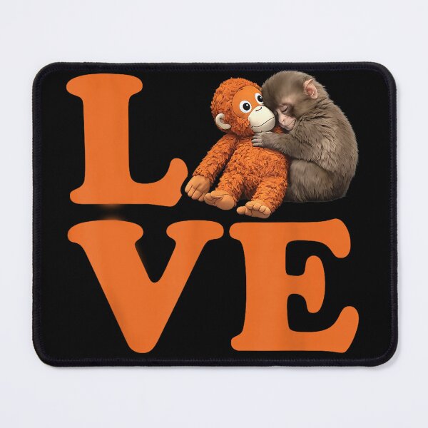 Item preview, Punch Cute Monkey LOVE designed and sold by Melissanet.