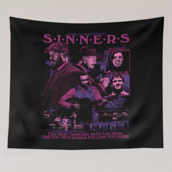 Item preview,  Sinners Movie You Keep Dancing With The Devil One Day He's Gonna Follow You Home designed and sold by Esraa-Ayman.