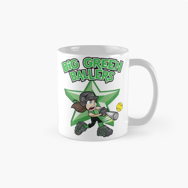 Item preview, Big Green Ballers Green Lady Miner Softball Cole Digger Softball designed and sold by najaks.