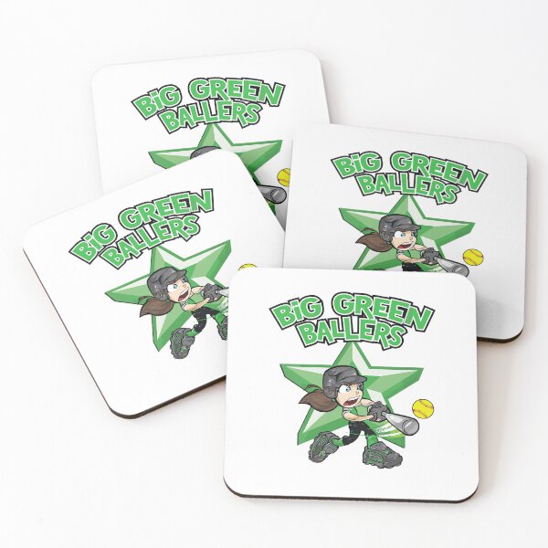 Item preview, Big Green Ballers Green Lady Miner Softball Cole Digger Softball designed and sold by najaks.