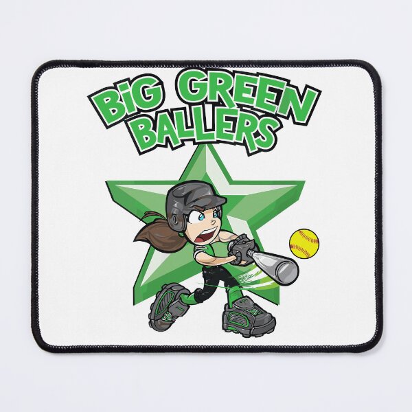 Item preview, Big Green Ballers Green Lady Miner Softball Cole Digger Softball designed and sold by najaks.