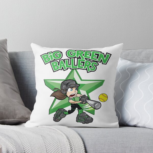 Item preview, Big Green Ballers Green Lady Miner Softball Cole Digger Softball designed and sold by najaks.