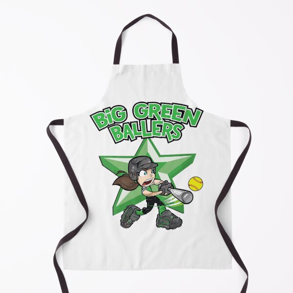 Item preview, Big Green Ballers Green Lady Miner Softball Cole Digger Softball designed and sold by najaks.