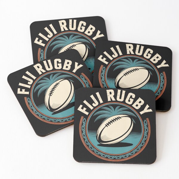 Item preview, Fiji Rugby Ball Island Vintage Sports Illustration designed and sold by GabrieSketcham.
