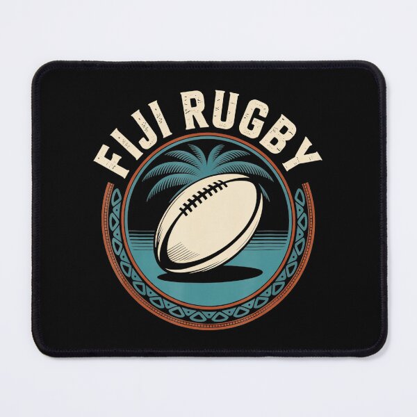 Item preview, Fiji Rugby Ball Island Vintage Sports Illustration designed and sold by GabrieSketcham.