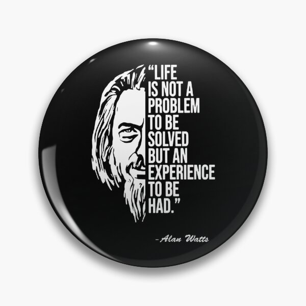 Item preview, Alan Watts Quotes Life Is Not A Problem To Be Solved But An Adventure To Be Lived Yoga Meditation Yoga Lover designed and sold by Esraa-Ayman.