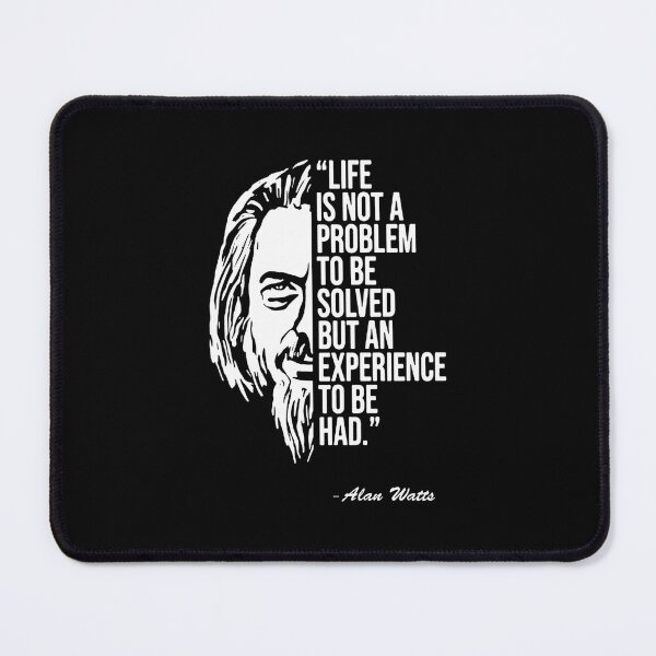 Item preview, Alan Watts Quotes Life Is Not A Problem To Be Solved But An Adventure To Be Lived Yoga Meditation Yoga Lover designed and sold by Esraa-Ayman.