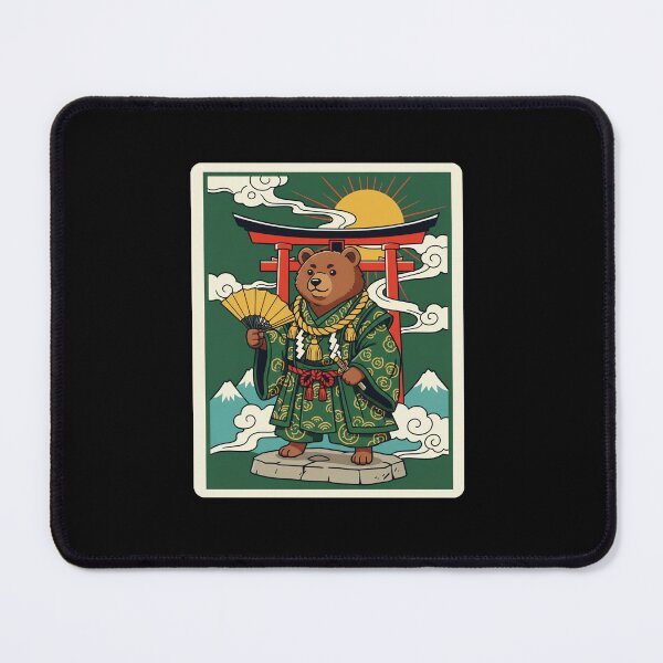Item preview, Samurai Bear Japanese Style Illustration designed and sold by JordynLadukeg65.