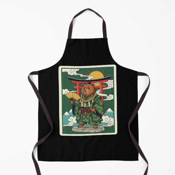 Item preview, Samurai Bear Japanese Style Illustration designed and sold by JordynLadukeg65.
