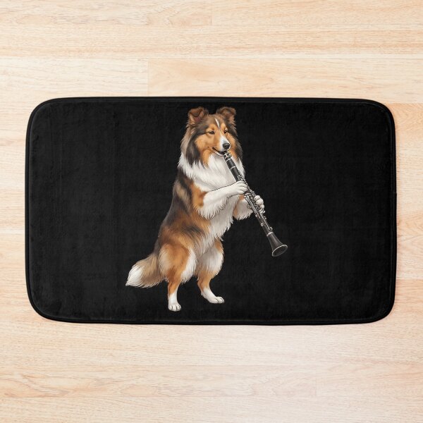 Item preview, Shetland Sheepdog Playing Clarinet Player Clarinetist Dog Lover designed and sold by TerryConnells.