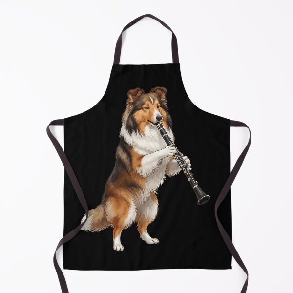 Item preview, Shetland Sheepdog Playing Clarinet Player Clarinetist Dog Lover designed and sold by TerryConnells.